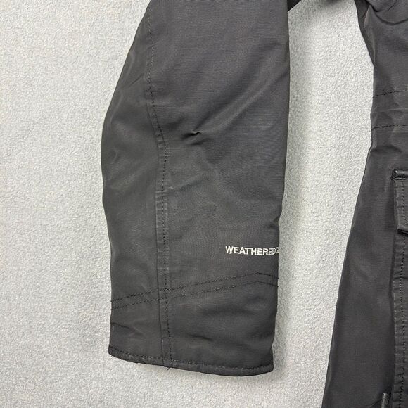 Eddie Bauer Jacket Womens Small Weatheredge Coat Hooded Faux Fur Black Parka - Picture 4 of 12